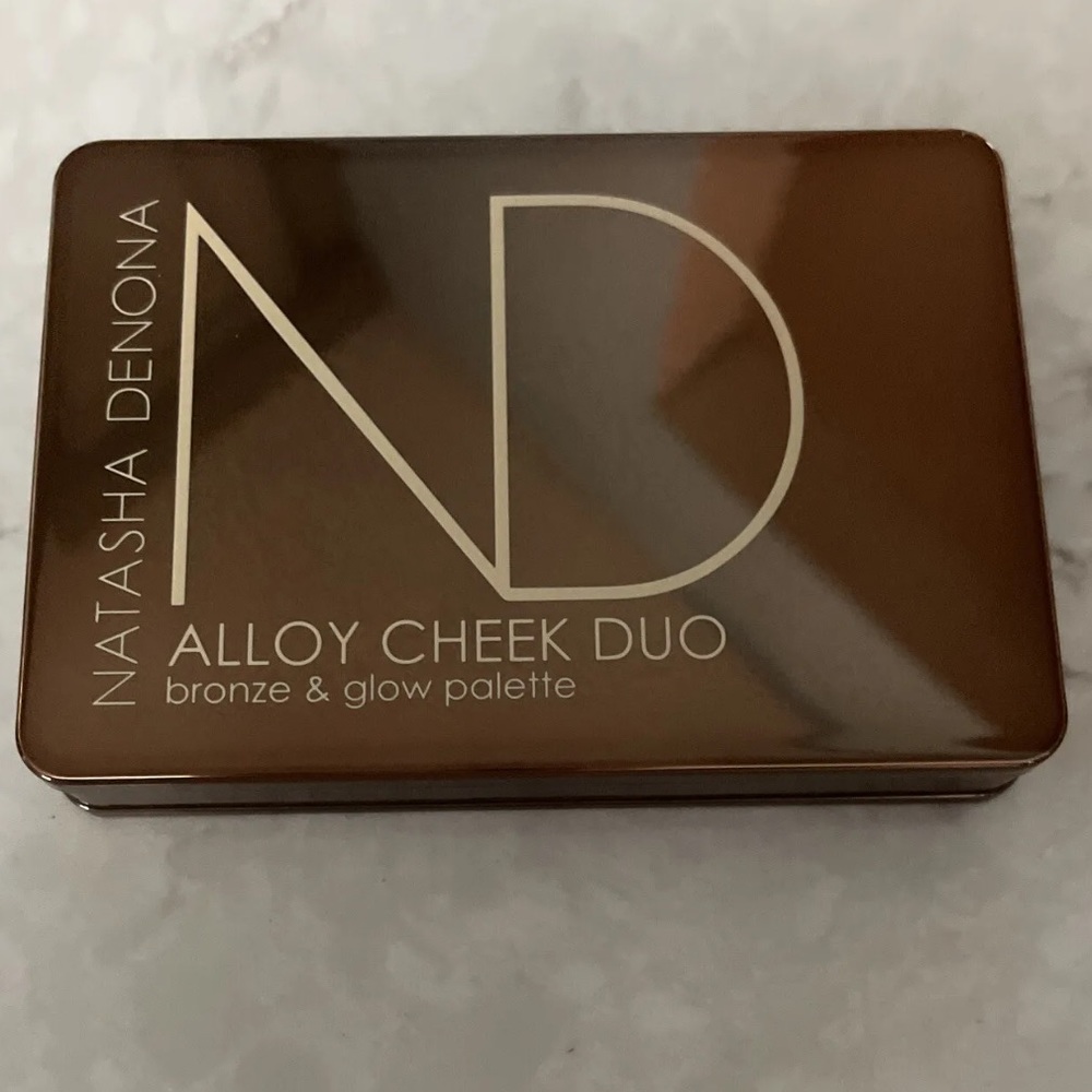 NIB Natasha Denona Alloy Cheek Duo Blush & Bronze Powder and Super Glow Palette